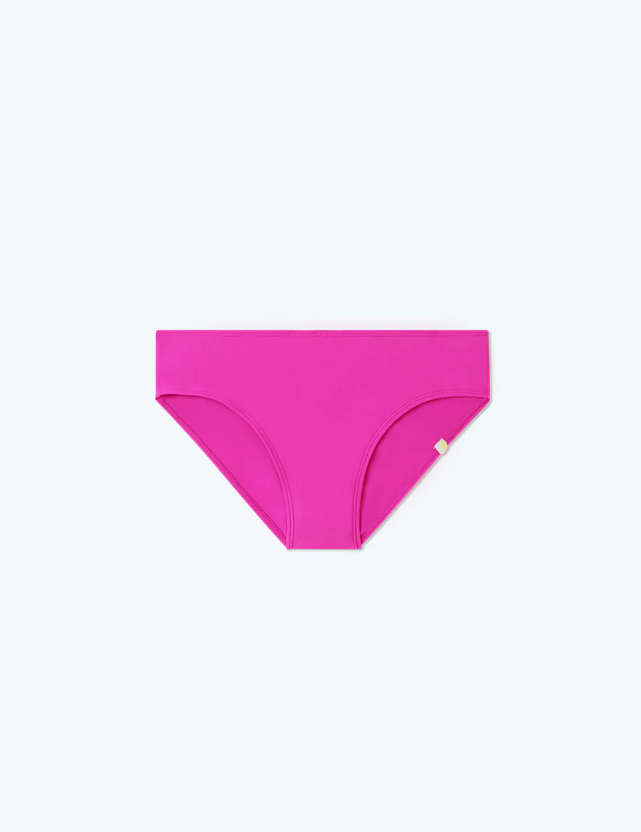 The High Leg Mid Rise Bikini Bottom - Hibiscus - Image 6