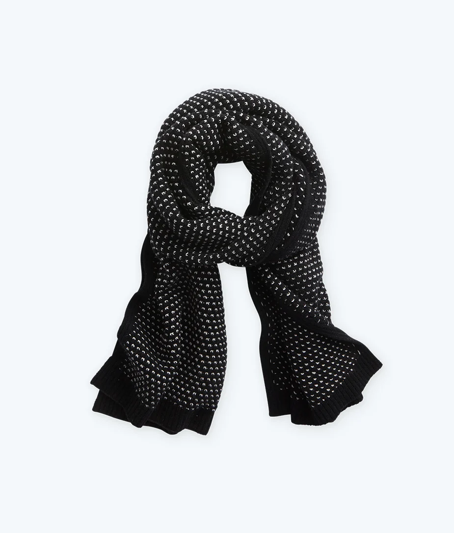 The Luxe Cashmere Blend Mix Stitch Scarf - Main - Image 3