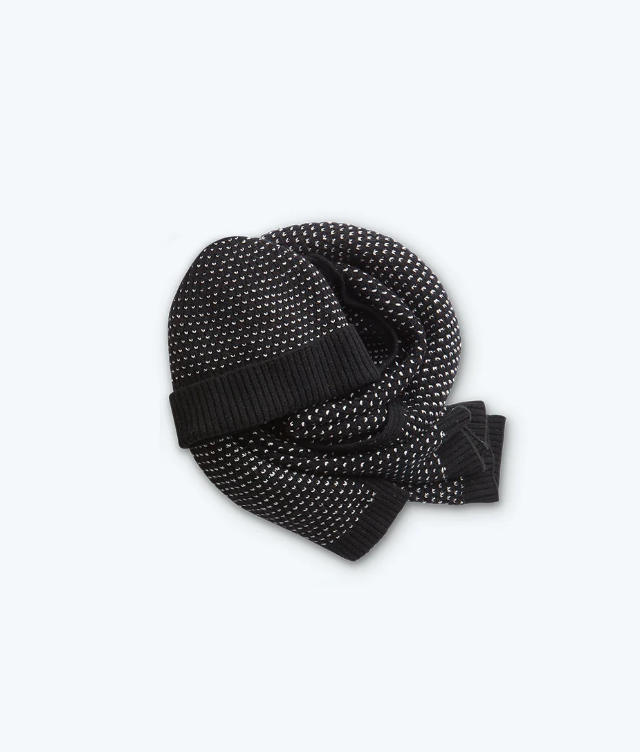 The Luxe Cashmere Blend Mix Stitch Scarf - Main - Image 4